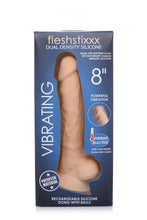 Load image into Gallery viewer, Fleshstixxx 8in Vibrating Dildo W/ Balls Light
