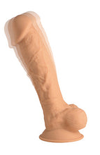 Load image into Gallery viewer, Fleshstixxx 8in Vibrating Dildo W/ Balls Medium
