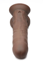 Load image into Gallery viewer, Fleshstixxx 8in Vibrating Dildo W/ Balls Dark
