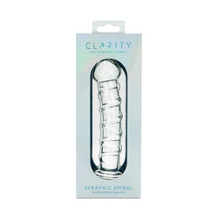 Clarity Glass Dildo Seraphic Spiral