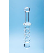 Load image into Gallery viewer, Clarity Glass Dildo Elysian Swirl
