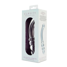 Load image into Gallery viewer, Clarity Glass Dildo Celestial Zenith
