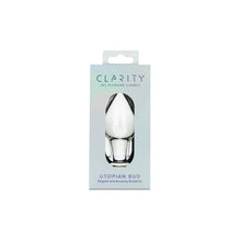 Load image into Gallery viewer, Clarity Glass Dildo Utopian Bud
