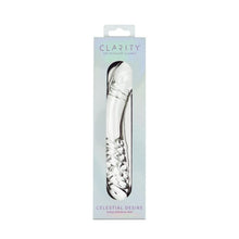 Load image into Gallery viewer, Clarity Glass Dildo Celestial Desire
