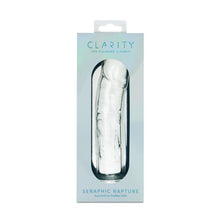 Load image into Gallery viewer, Clarity Glass Dildo Seraphic Rapture
