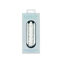 Load image into Gallery viewer, Clarity Glass Dildo Seraphic Ripple
