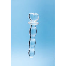 Load image into Gallery viewer, Clarity Glass Dildo Hera's Cascade
