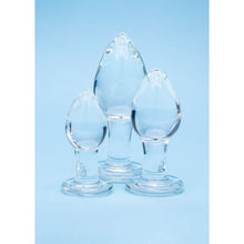 Load image into Gallery viewer, Clarity Glass Dildo Utopian Trinity
