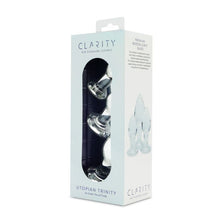 Load image into Gallery viewer, Clarity Glass Dildo Utopian Trinity
