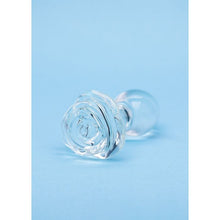 Load image into Gallery viewer, Clarity Glass Dildo Utopian Bloom

