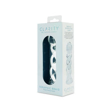 Load image into Gallery viewer, Clarity Glass Dildo Seraphic Braid
