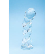 Load image into Gallery viewer, Clarity Glass Dildo Seraphic Braid
