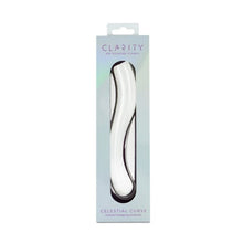 Load image into Gallery viewer, Clarity Glass Dildo Celestial Curve
