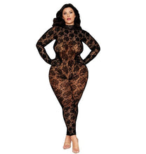 Load image into Gallery viewer, Gloved Bodystocking Black Q/s

