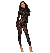 Load image into Gallery viewer, Gloved Bodystocking Black O/s
