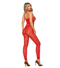 Load image into Gallery viewer, Bodystocking &amp; Harness Poinsettia O/s
