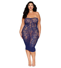 Load image into Gallery viewer, Bodystocking Gown &amp; Shrug Eclipse Q/s
