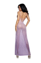 Load image into Gallery viewer, Ombre Glitter Mesh Gown Mesh Gown Lim S/m
