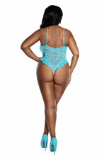 Load image into Gallery viewer, Lace Teddy W/ Ruffles Tur X
