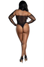 Load image into Gallery viewer, Long Slv Bodysuit Blk X/
