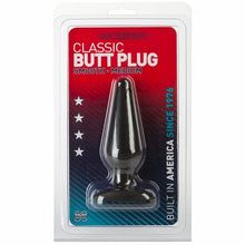 Load image into Gallery viewer, Classic Butt Plug-black Medium Cd
