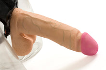 Load image into Gallery viewer, Ultra-realistic 8in Cock W/harness Bx
