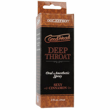 Load image into Gallery viewer, Goodhead Deep Throat Spray Cinnamon
