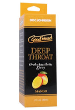 Load image into Gallery viewer, Goodhead Deep Throat Spray Mango
