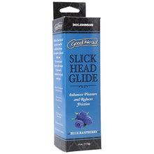Load image into Gallery viewer, Goodhead Slick Head Glide 4 Oz Blue Raspberry
