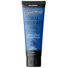 Load image into Gallery viewer, Goodhead Oral Delight Gel 4 Oz Blue Raspberry

