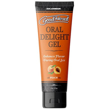 Load image into Gallery viewer, Goodhead Oral Delight Gel 4 Oz Peach
