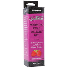 Load image into Gallery viewer, Goodhead Warming Oral Delight Gel Strawberry 4 Oz
