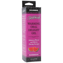 Load image into Gallery viewer, Goodhead Warming Oral Delight Gel Watermelon 4 Oz
