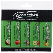 Load image into Gallery viewer, Goodhead Oral Delight Gel 5 Pk Tropical Fruits

