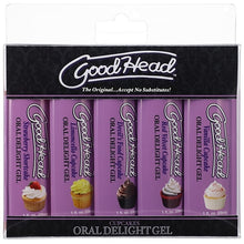 Load image into Gallery viewer, Goodhead Oral Delight Gel 5 Pk Cupcakes
