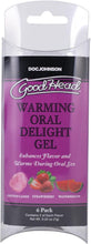 Load image into Gallery viewer, Goodhead Warming Oral Delight Gel 6 Pack
