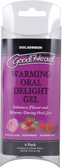 Goodhead Warming Oral Delight Gel 6 Pack