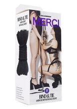 Load image into Gallery viewer, Merci Bind &amp; Tie 30ft Blck
