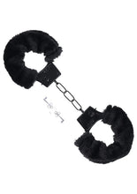 Load image into Gallery viewer, Merci Fluff Cuffs Black
