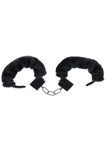 Load image into Gallery viewer, Merci Fluff Cuffs Black
