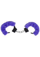 Load image into Gallery viewer, Merci Fluff Cuffs Violet
