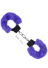 Load image into Gallery viewer, Merci Fluff Cuffs Violet
