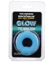 Load image into Gallery viewer, Rock Solid Mega Ring Blue Glow
