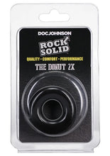 Load image into Gallery viewer, Rock Solid Donut 2x Black
