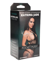 Load image into Gallery viewer, Signature Strokers Katrina Jade Ultraskyn Pocket Pussy Vanilla
