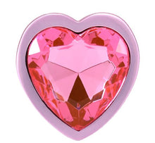 Load image into Gallery viewer, Booty Bling Heart Diamond Jew/ Metal Plug S/pink
