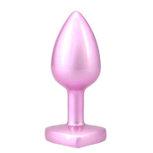 Load image into Gallery viewer, Booty Bling Heart Diamond Jew/ Metal Plug S/pink
