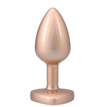 Load image into Gallery viewer, Booty Bling Heart Diamond Jew/ Metal Plug S/gold
