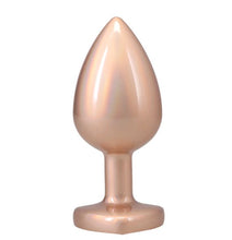Load image into Gallery viewer, Booty Bling Heart Diamond Jew/ Metal Plug M/gold
