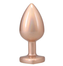 Load image into Gallery viewer, Booty Bling Heart Diamond Jew/ Metal Plug L/gold
